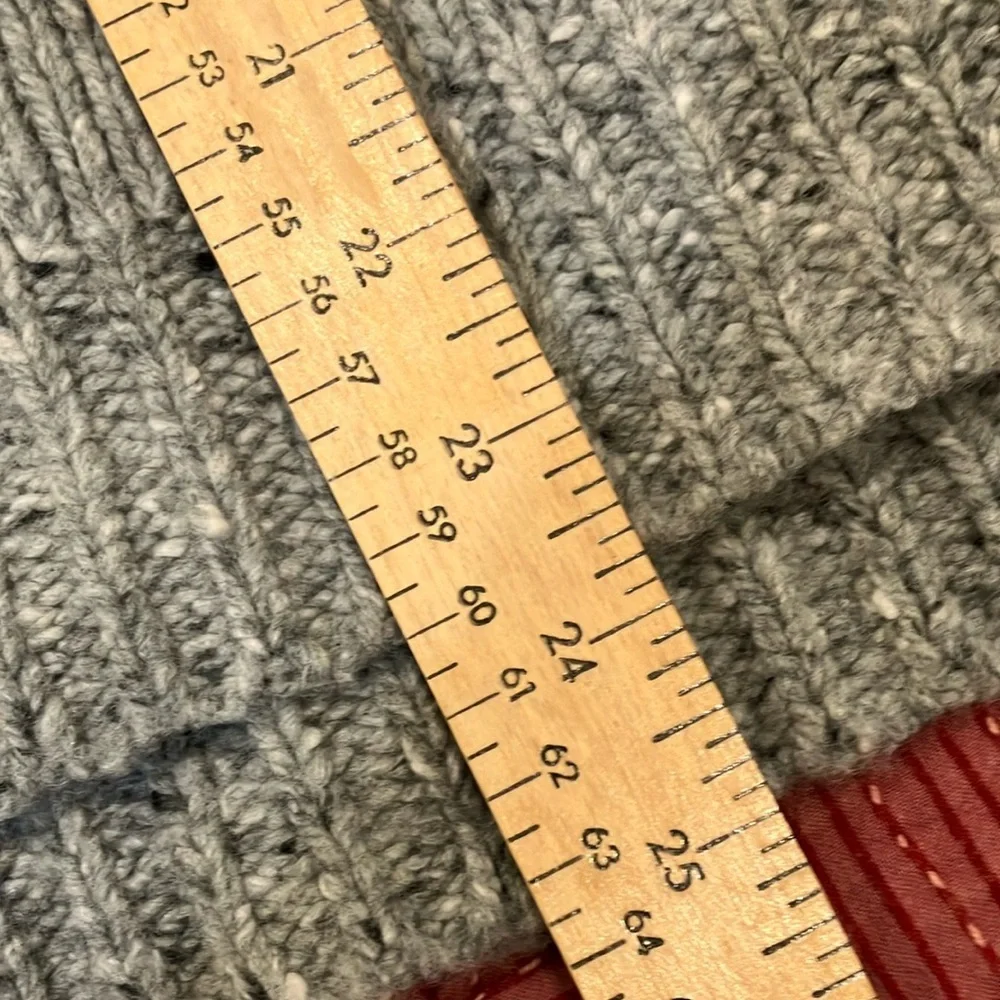 Kenar wool blend heather Gray Crew Neck Sweater - Picture 7 of 15